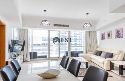 Apartment - 2 - 3 for rent in The Waves - Dubai Marina - Dubai