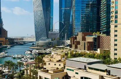 Apartment - 1 Bedroom - 2 Bathrooms for rent in Al Mesk Tower - Emaar 6 Towers - Dubai Marina - Dubai