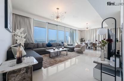Apartment - 3 Bedrooms - 3 Bathrooms for sale in Beach Isle Tower 2 - Beach Isle - Emaar Beachfront - Dubai Harbour - Dubai