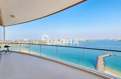 Apartment - 3 Bedrooms - 4 Bathrooms for rent in Tanzanite - Tiara Residences - Palm Jumeirah - Dubai Apartment - 3 Bedrooms - 4 Bathrooms for rent in Tanzanite - Tiara Residences - Palm Jumeirah - Dubai