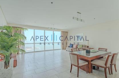 Apartment - 3 Bedrooms - 4 Bathrooms for rent in Al Fattan Marine Tower - Al Fattan Marine Towers - Jumeirah Beach Residence - Dubai