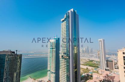 Apartment - 3 Bedrooms - 4 Bathrooms for rent in Al Fattan Marine Tower - Al Fattan Marine Towers - Jumeirah Beach Residence - Dubai