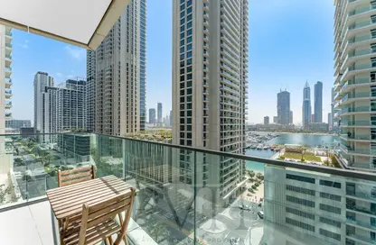Apartment - 1 Bedroom - 1 Bathroom for rent in Beach Vista Tower 1 - Beach Vista - EMAAR Beachfront - Dubai Harbour - Dubai