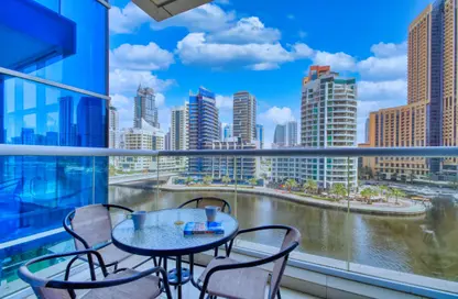 شقة - 2 غرف نوم - 3 حمامات للايجار في برج كنتننتال - دبي مارينا - دبي