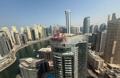 Apartment - 4 Bedrooms - 6 Bathrooms for rent in Zumurud Tower - Dubai Marina - Dubai