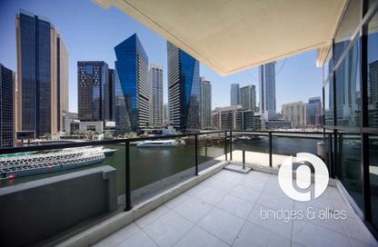 Apartment - 3 Bedrooms - 4 Bathrooms for rent in Marina Quays East - Marina Quays - Dubai Marina - Dubai