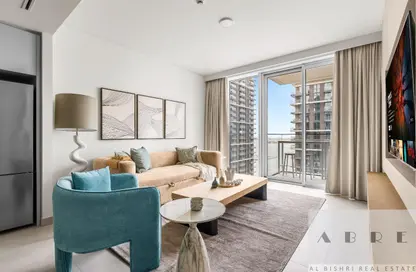 شقة - غرفة نوم - 1 حمام للايجار في برج بيتش مانشن 1 - قصر الشاطئ - إعمار بيتشفرونت - دبي هاربور - دبي