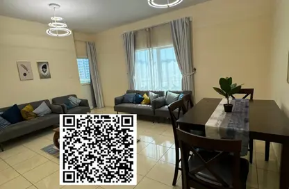 Apartment - 2 Bedrooms - 3 Bathrooms for rent in Orient Towers - Al Bustan - Ajman