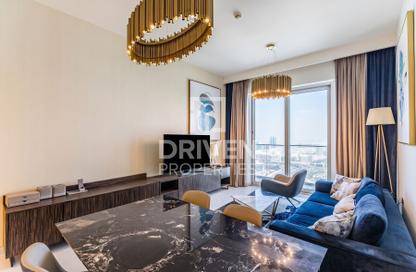 Apartment - 2 Bedrooms - 4 Bathrooms for sale in Palm View - Dubai Media City - Dubai
