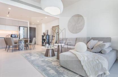 شقة - غرفة نوم - 2 حمامات للايجار في برج Marina Vista 2 - مارينا فيستا - إعمار بيتشفرونت - دبي هاربور - دبي