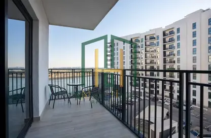 Apartment - Studio - 1 Bathroom for rent in Waters Edge - Yas Island - Abu Dhabi