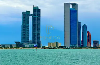 شقة - 2 غرف نوم - 3 حمامات للايجار في أبراج نيشن تاورز - شارع الكورنيش - أبوظبي