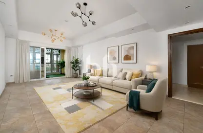 Apartment - 2 Bedrooms - 3 Bathrooms for rent in Marina Residences 6 - Marina Residences - Palm Jumeirah - Dubai