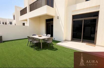 Townhouse - 3 - 3 for rent in Reem Townhouses - Town Square - Dubai