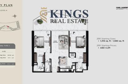 Apartment - 2 Bedrooms - 3 Bathrooms for sale in Karl Lagerfeld Beach Residences by Aark - Al Marjan Island - Ras Al Khaimah