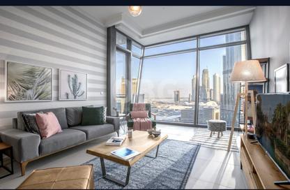 Apartment - 1 - 2 for rent in Burj Vista Tower 1 - Burj Vista - Downtown Dubai - Dubai