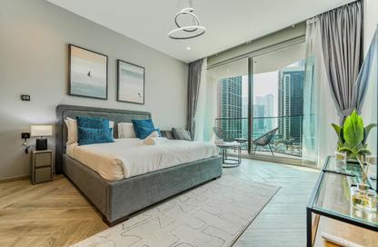 Apartment - Studio - 1 for rent in Peninsula Three - Peninsula - Business Bay - Dubai
