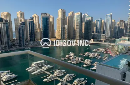Apartment - 2 Bedrooms - 3 Bathrooms for rent in Marina Sail - Dubai Marina - Dubai
