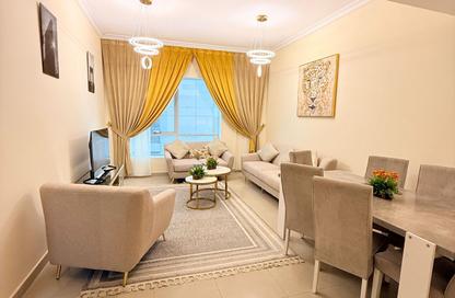 Apartment - 1 - 2 for rent in Riviera Tower - Al Majaz 3 - Al Majaz - Sharjah