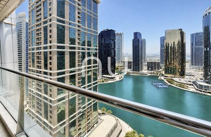 Apartment - 2 Bedrooms - 3 Bathrooms for rent in Global Lake View - JLT Cluster E - Jumeirah Lake Towers - Dubai