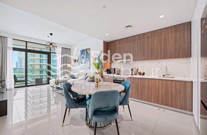 Apartment - 1 Bedroom - 1 Bathroom for rent in Beach Vista Tower 1 - Beach Vista - EMAAR Beachfront - Dubai Harbour - Dubai