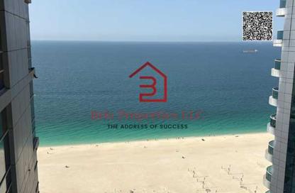 Apartment - 2 Bedrooms - 3 Bathrooms for rent in Corniche Tower - Ajman Corniche Road - Ajman