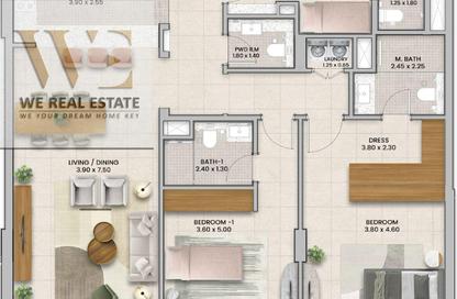 Apartment - 2 Bedrooms - 3 Bathrooms for sale in Al Aamra Gardens - Al Amerah - Ajman