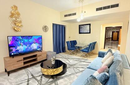 Apartment - 3 Bedrooms - 3 Bathrooms for rent in Beach Tower 1 - Al Khan Lagoon - Al Khan - Sharjah