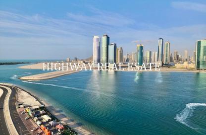Apartment - 1 - 2 for rent in La Plage Tower - Al Mamzar - Sharjah - Sharjah