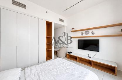 Apartment - Studio - 1 for rent in Blue Waves Tower - Dubai Land Residence Complex - Dubai