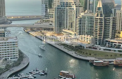 شقة - 2 غرف نوم - 2 حمامات للايجار في برج أوبال المارينا - دبي مارينا - دبي