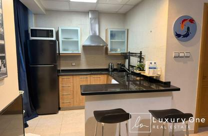 Apartment - Studio - 1 Bathroom for rent in Zumurud Tower - Dubai Marina - Dubai