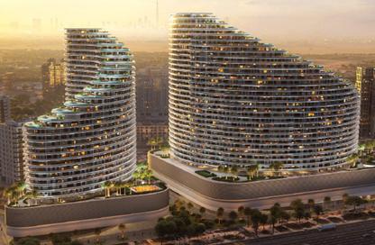 Apartment - 1 - 2 for sale in Binghatti Skyflame 1 - Binghatti Skyflame - Majan - Dubai