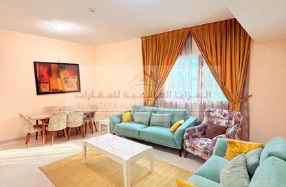 Apartment - 2 Bedrooms - 2 Bathrooms for rent in Al Taawoon Tower 2 - Al Taawoon Towers - Al Khan - Sharjah
