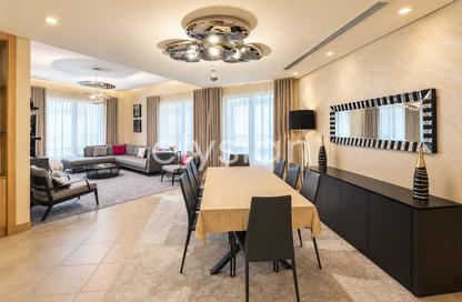 Apartment - 3 - 4 for rent in Jash Hamad - Shoreline Apartments - Palm Jumeirah - Dubai