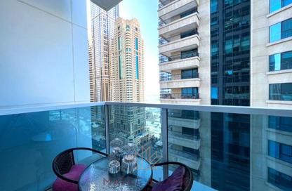 Apartment - 1 Bedroom - 2 Bathrooms for rent in Marina Arcade Tower - Dubai Marina - Dubai