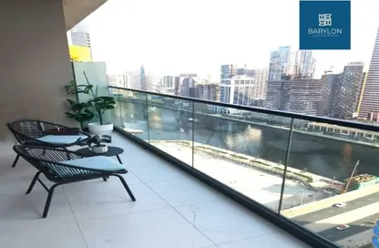 شقة - غرفة نوم - 1 حمام للايجار في برج زادا - الخليج التجاري - دبي