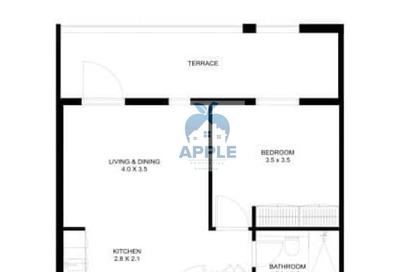 Apartment - 1 Bedroom - 1 Bathroom for sale in The Riff - Aljada - Sharjah