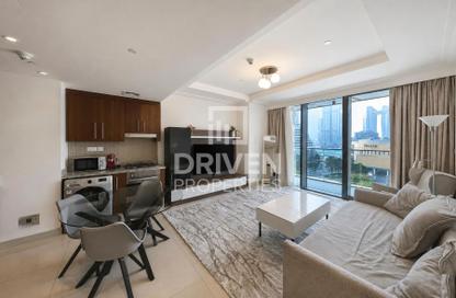 Apartment - 1 - 2 for rent in Boulevard Point - Downtown Dubai - Dubai