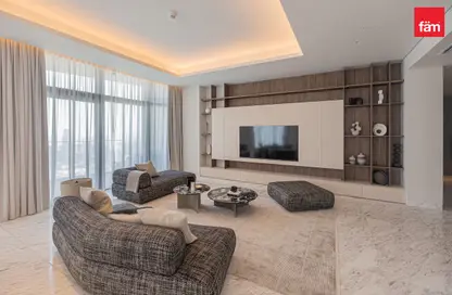 Penthouse - 4 Bedrooms - 6 Bathrooms for rent in IL Primo - Opera District - Downtown Dubai - Dubai