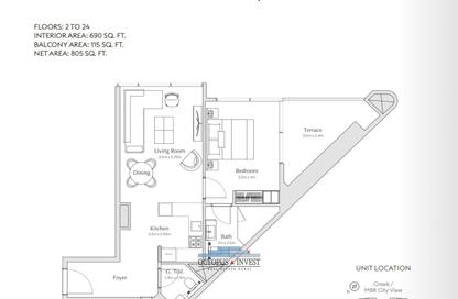 Apartment - 1 Bedroom - 2 Bathrooms for sale in Regalia By Deyaar - Business Bay - Dubai