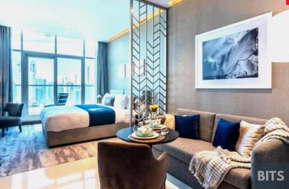 Apartment - Studio - 1 for rent in Damac Maison Prive B - Damac Maison Prive - Business Bay - Dubai