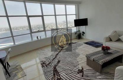 Apartment - 1 Bedroom - 2 Bathrooms for rent in Orient Tower 1 - Orient Towers - Al Bustan - Ajman