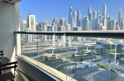 Apartment - Studio - 1 for rent in Al Waleed Paradise - JLT Cluster R - Jumeirah Lake Towers - Dubai