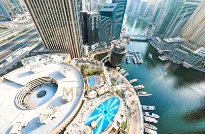 شقة - غرفة نوم - 1 حمام للايجار في جي دبليو ماريوت هوتيل مارينا - دبي مارينا - دبي