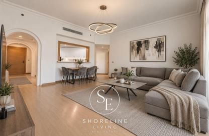 Apartment - 2 - 3 for rent in Al Hallawi - Shoreline Apartments - Palm Jumeirah - Dubai
