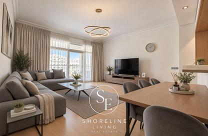 Apartment - 2 - 3 for rent in Al Hallawi - Shoreline Apartments - Palm Jumeirah - Dubai