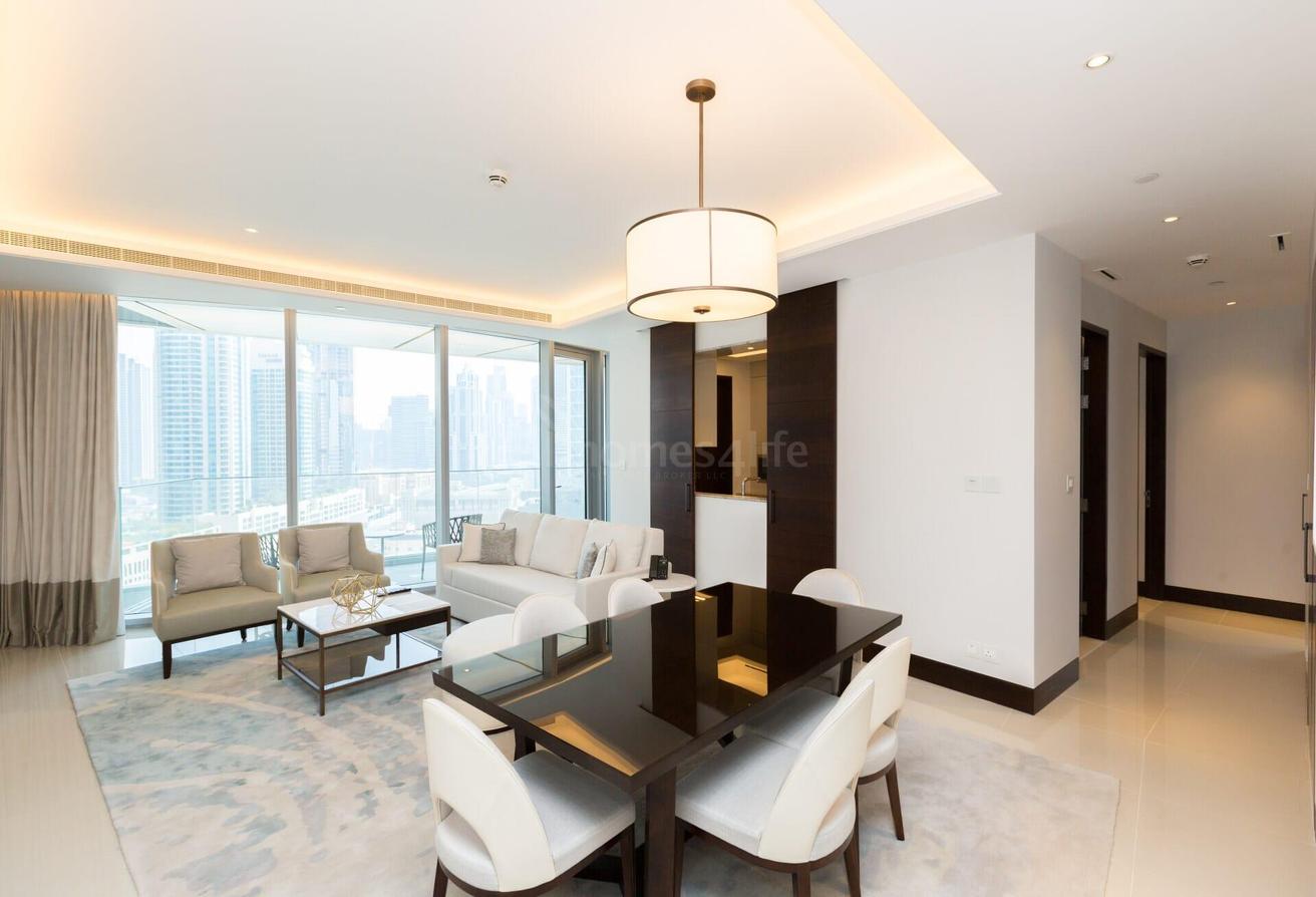 Burj Khalifa view | Vacant | Furnished photo 8