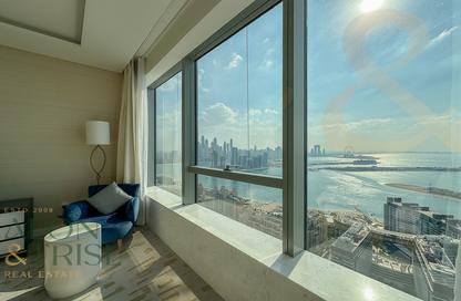 Apartment - 1 Bedroom - 2 Bathrooms for rent in The Palm Tower - Palm Jumeirah - Dubai