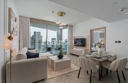 Apartment - 1 - 1 for rent in Peninsula Three - Peninsula - Business Bay - Dubai